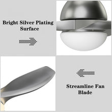 Load image into Gallery viewer, Modern 48" Ceiling Fan w/ Dimmable LED Light & Remote Control Reversible Blades