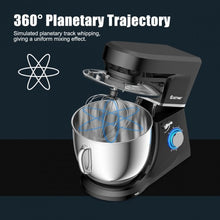 Load image into Gallery viewer, 7.5 Qt Tilt-Head Stand Mixer with Dough Hook-Black