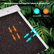 Load image into Gallery viewer, Outdoor Wooden Rabbit hutch-Gray