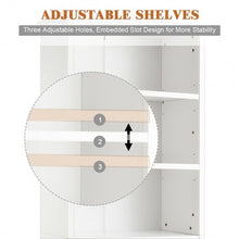 Load image into Gallery viewer, Bookcase Shelving Storage Wooden Cabinet Unit Standing Display Bookcase w/ Doors