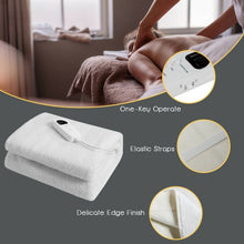 Load image into Gallery viewer, Massage Bed Warmer Heating Pad with 5 Heat Settings