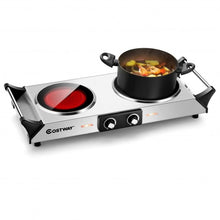 Load image into Gallery viewer, Ceramic Infrared Countertop Stove w/Temperature Control & Insulated Cool Handles