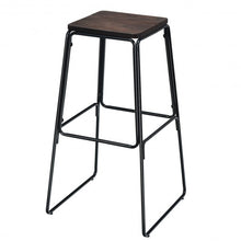 Load image into Gallery viewer, 30" Set of 4 Backless Industrial Bar Stools