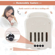 Load image into Gallery viewer, 6-in-1 Baby Bed Crib w/2" Mattress & Space Storage Convertible Toddler Playard