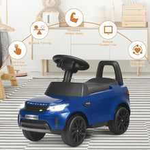 Load image into Gallery viewer, 2-in-1 6V Land Rover Licensed Kids Ride On Car-Blue