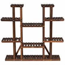 Load image into Gallery viewer, 6 Tier Wood Plant Stand Flower Shelf Rack Holder