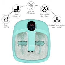 Load image into Gallery viewer, Portable Electric Automatic Roller Foot Bath Massager-Green