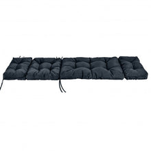 Load image into Gallery viewer, 73" Lounge Chaise Cushion Padded Recliner for Indoor and Outdoor-Gray
