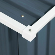 Load image into Gallery viewer, 9' x 6' Outdoor Storage Shed Tool House Sliding Door Steel-Gray