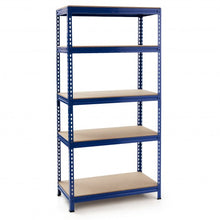 Load image into Gallery viewer, 5-Tier Steel Shelving Unit Storage Shelves Heavy Duty Storage Rack-Blue