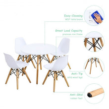 Load image into Gallery viewer, 5 Piece Kids Mid-Century Modern Table Chairs Set
