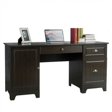 Load image into Gallery viewer, 59" Computer Desk with Drawers & Storage Cabinet-Brown