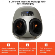 Load image into Gallery viewer, Foot Massager Shiatsu Deep Kneading Air Compression