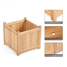 Load image into Gallery viewer, Patio Lawn Folding Garden Square Wood Flower Planter Box