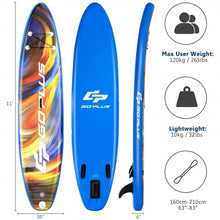 Load image into Gallery viewer, Inflatable Stand Up Paddle Board with Backpack Aluminum Paddle Pump-L