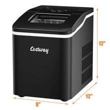 Load image into Gallery viewer, Portable Countertop Ice Maker Machine with Scoop-Black