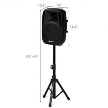 Load image into Gallery viewer, Dual 10" 1600W Powered Bluetooth Mic Speaker Speakers