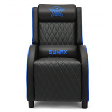 Load image into Gallery viewer, Massage Gaming Recliner Chair w/Headrest & Adjustable Backrest - Home Theater-BL