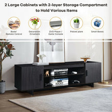 Load image into Gallery viewer, Modern TV Stand Media Entertainment Center for TV's up To 65" w/ Storage Cabinet