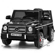 Load image into Gallery viewer, Mercedes Benz G65 Licensed Remote Control Kids Riding Car-Black