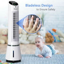 Load image into Gallery viewer, Portable Air Humidify Tower Fan with Remote Control
