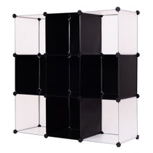 Load image into Gallery viewer, 3 Tiers 9 Cubic Bookcase Storage Cabinet