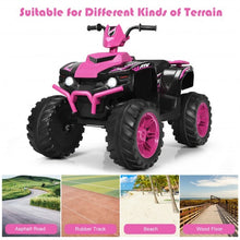 Load image into Gallery viewer, 12V Kids 4-Wheeler ATV Quad Ride On Car -Pink