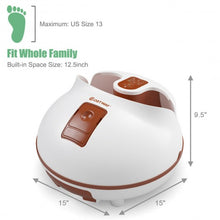 Load image into Gallery viewer, Steam Foot Spa Bath Massager Foot Sauna Care with Heating Timer Electric Rollers