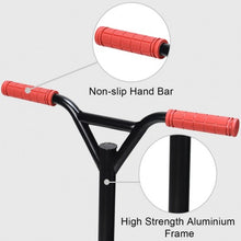 Load image into Gallery viewer, Lightweight Aluminum Freestyle Stunt Kick Scooter 2 Wheels Adults Teenagers Red