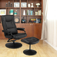 Load image into Gallery viewer, Recliner Chair Swivel Armchair Lounge-Black