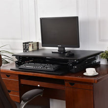 Load image into Gallery viewer, Height Adjustable Computer Desk Sit/Stand Desktop-White