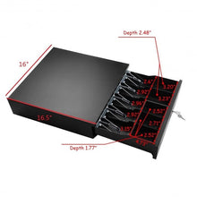 Load image into Gallery viewer, Cash Drawer Box Compatible Epson POS Printers with Tray