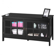 Load image into Gallery viewer, 50" TV Stand Modern Wood Storage Console with 2 Doors