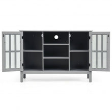 Load image into Gallery viewer, Wooden TV Stand Console Cabinet for 50" TV-Gray