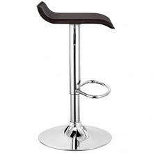 Load image into Gallery viewer, Set of 2 Adjustable PU Leather Backless Bar Stools-Coffee