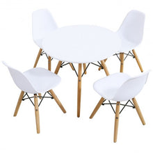 Load image into Gallery viewer, 5 Piece Kids Mid-Century Modern Table Chairs Set