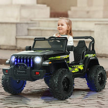 Load image into Gallery viewer, 12V Kids Ride-on Jeep Car with 2.4 G Remote Control-Black