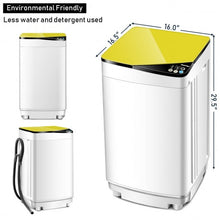 Load image into Gallery viewer, Full-automatic Washing Machine 10 lbs Washer / Spinner Germicidal-Yellow