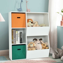 Load image into Gallery viewer, Kids Toy Storage Cabinet Shelf Organizer -White