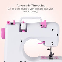 Load image into Gallery viewer, Free-Arm Crafting Mending Sewing Machine with 12 Built-in Stitched