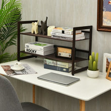 Load image into Gallery viewer, Adjustable to Flat or Slant Shoe Organizer Stand-2-Tier