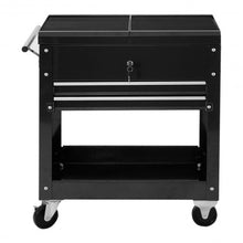 Load image into Gallery viewer, Rolling Mechanics Tool Cart Slide Top Utility Storage Cabinet Organizer 2 Drawer
