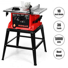 Load image into Gallery viewer, 10" Aluminum Tabletop Table Saw Electric Cutting Machine
