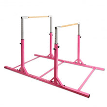 Load image into Gallery viewer, Kids Adjustable Width & Height Gymnastics Parallel Bars