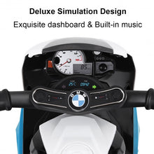 Load image into Gallery viewer, 6V Kids 3 Wheels Riding BMW Licensed Electric Motorcycle-Blue