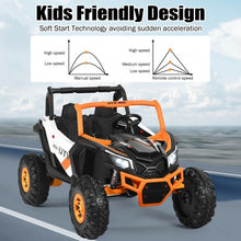 Load image into Gallery viewer, 12 V Electric Kids Ride-On Car 2-Seater SUV Off-Road UTV with Remote-White