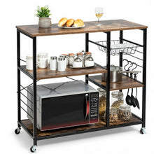 Load image into Gallery viewer, Rolling Industrial Kitchen Baker�s Storage Shelf