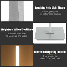 Load image into Gallery viewer, 48" Helix LED Floor Lamp Modern Standing Pole Light-Silver