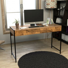 Load image into Gallery viewer, 2-Drawer Computer Desk Study Table Home Office Writing Workstation-Coffee