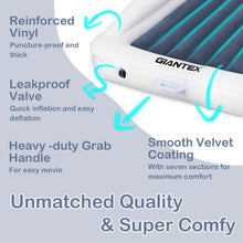 Load image into Gallery viewer, Inflatable Toddler Travel Bed with Safety Bumpers